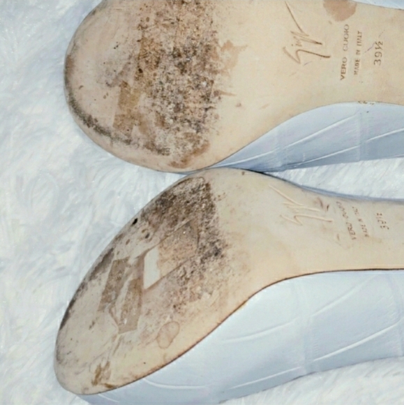 Guiseppe Zanotti Crocodile Platform Pumps Heels 🤍 RETAIL $975- 🤍 Worn 1 Time - Picture 7 of 10